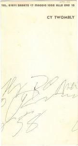 Έκθεση Cy Twombley