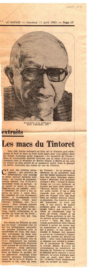 “Les macs du Tintoret”