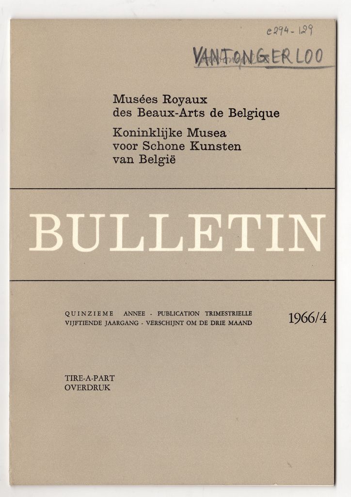 “Georges Vantongerloo (1882-1965)”
