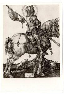Αναπαραγωγή έργου του A. Dürer “Hl. Georg zu Pferd”