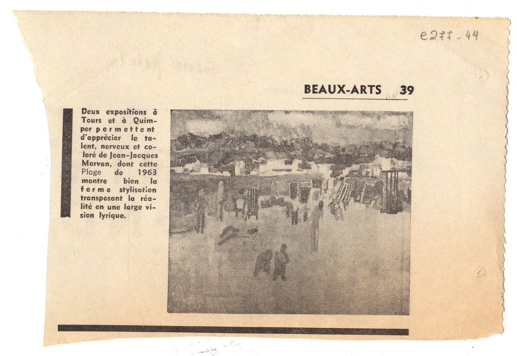 Αναπαραγωγή έργου του J.-J. Morvan “Plage”