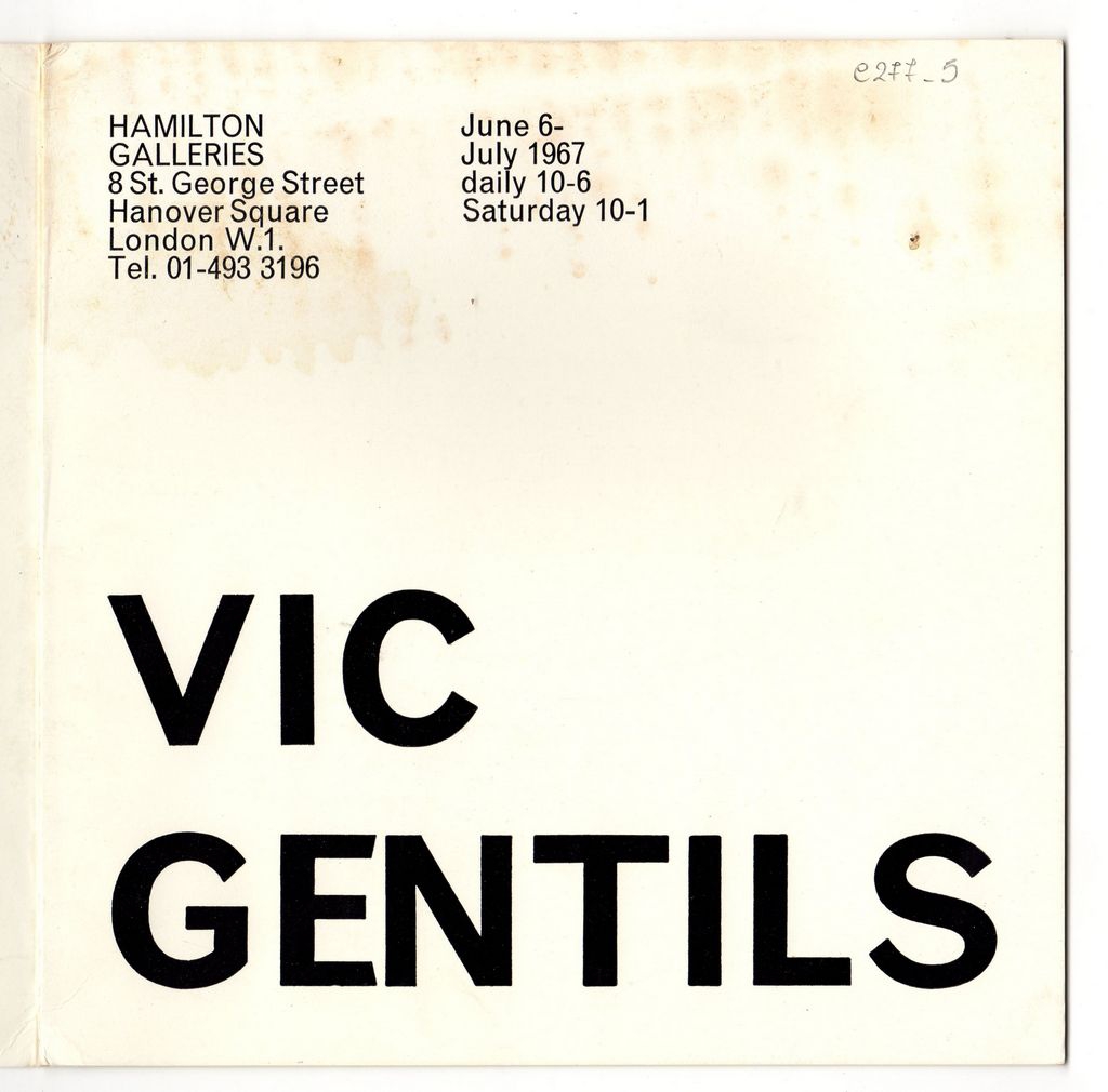 “Έκθεση “Vic Gentils”