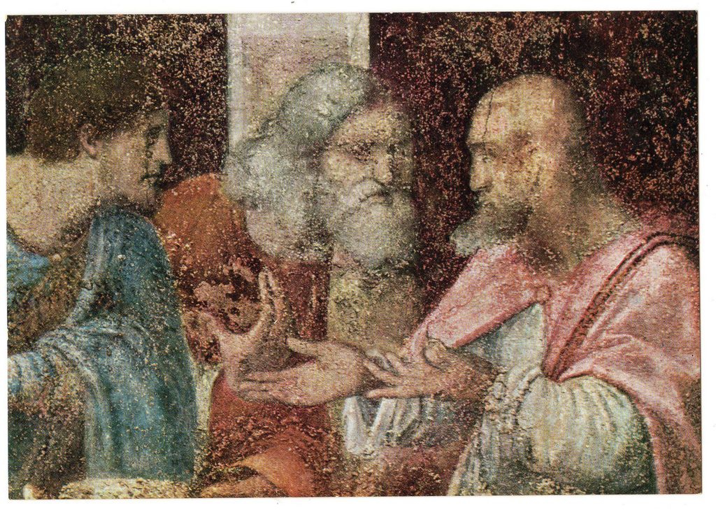 Αναπαραγωγή έργου του Leonardo Da Vinci “Μυστικός Δείπνος” (λεπτομέρεια)