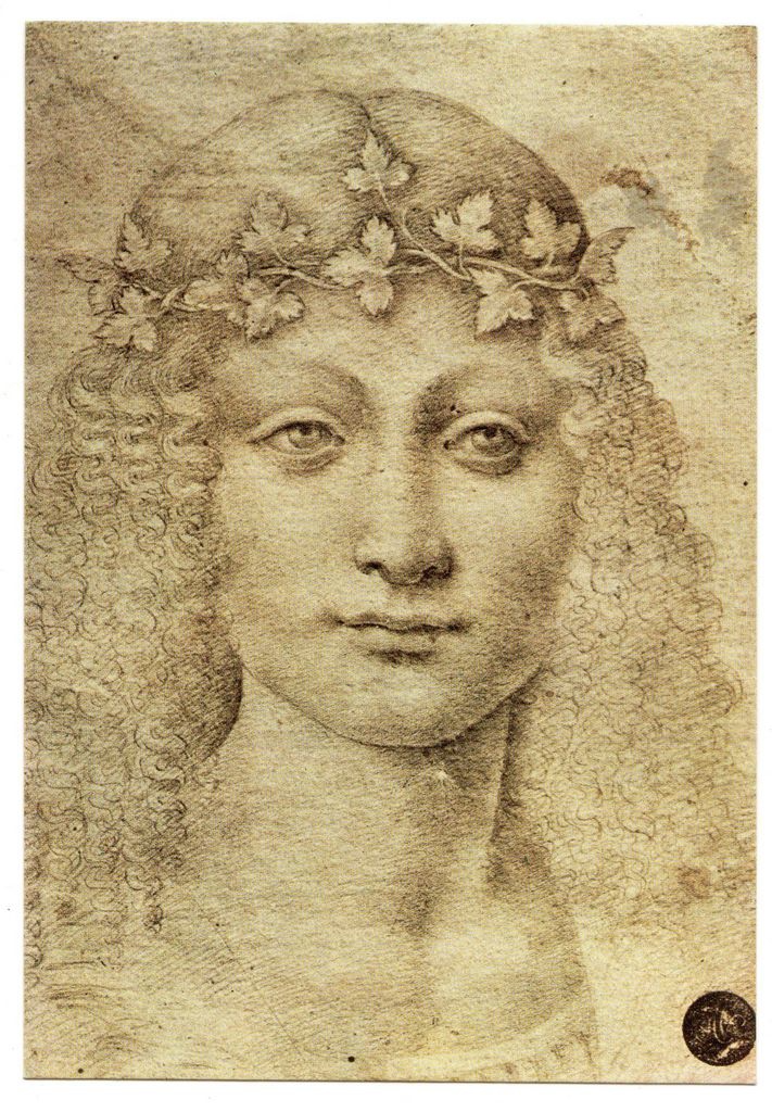 Αναπαραγωγή έργου του Leonardo Da Vinci “Giovane Bacco”