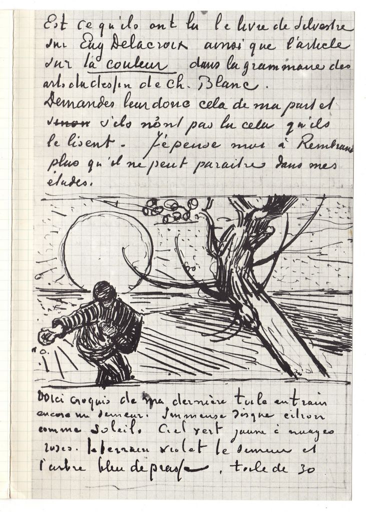Έκθεση “Oeuvres ecrites de Gaugin et van Gogh. Autoportraits et lettres illustrées”