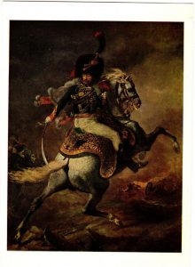 Αναπαραγωγή έργου “Officer of the imperial guard charging”