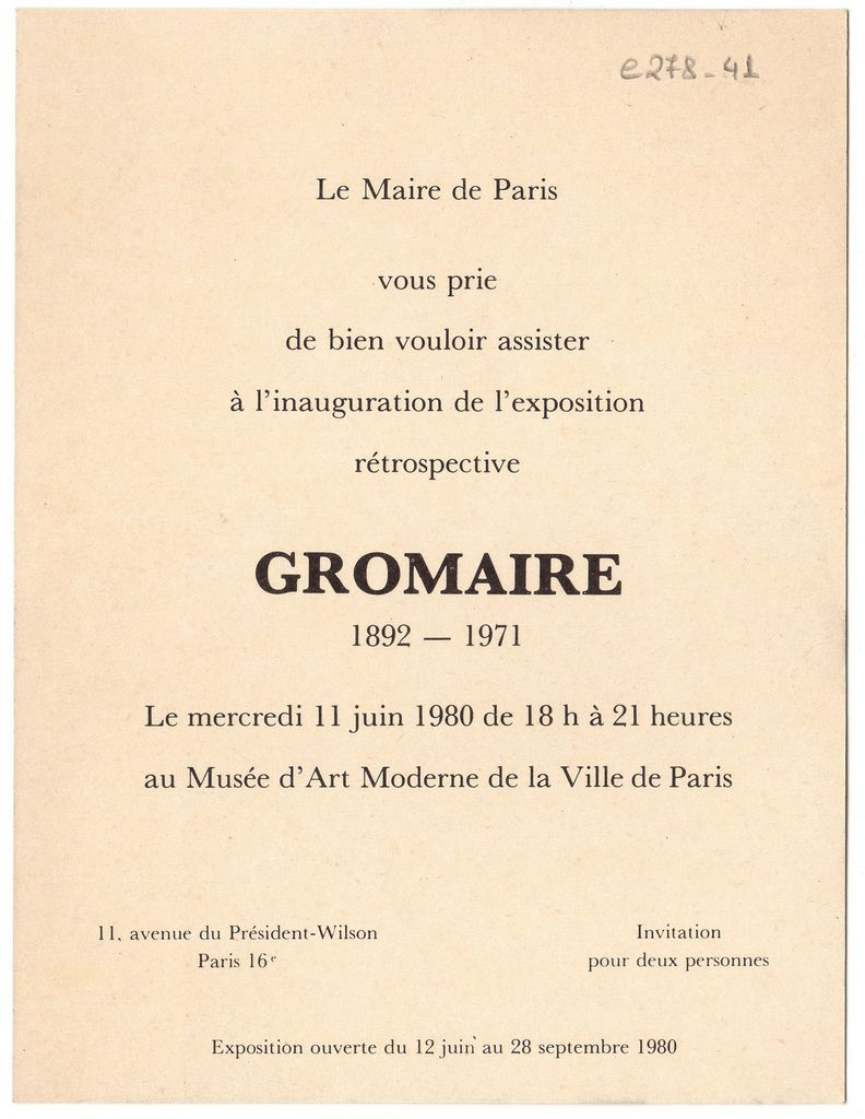 Έκθεση Marcel Gromaire