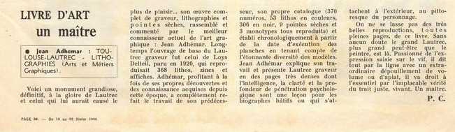 “Livre d’ art. Un maître”