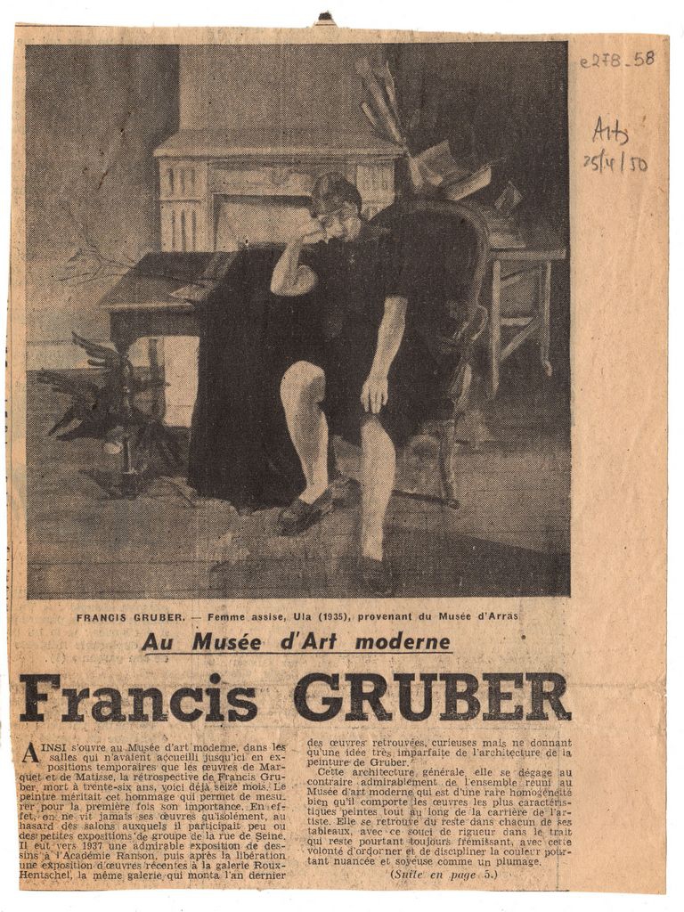 “Francis Gruber”