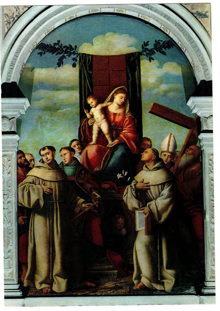 Αναπαραγωγή έργου “Madonna in Trono e Santi Francescani”