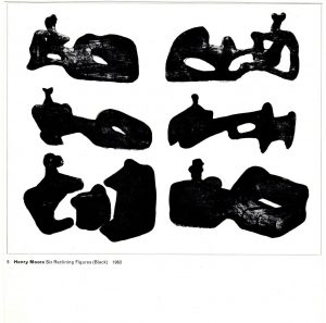 Αναπαραγωγή έργου “Six Reclining Figures (black)