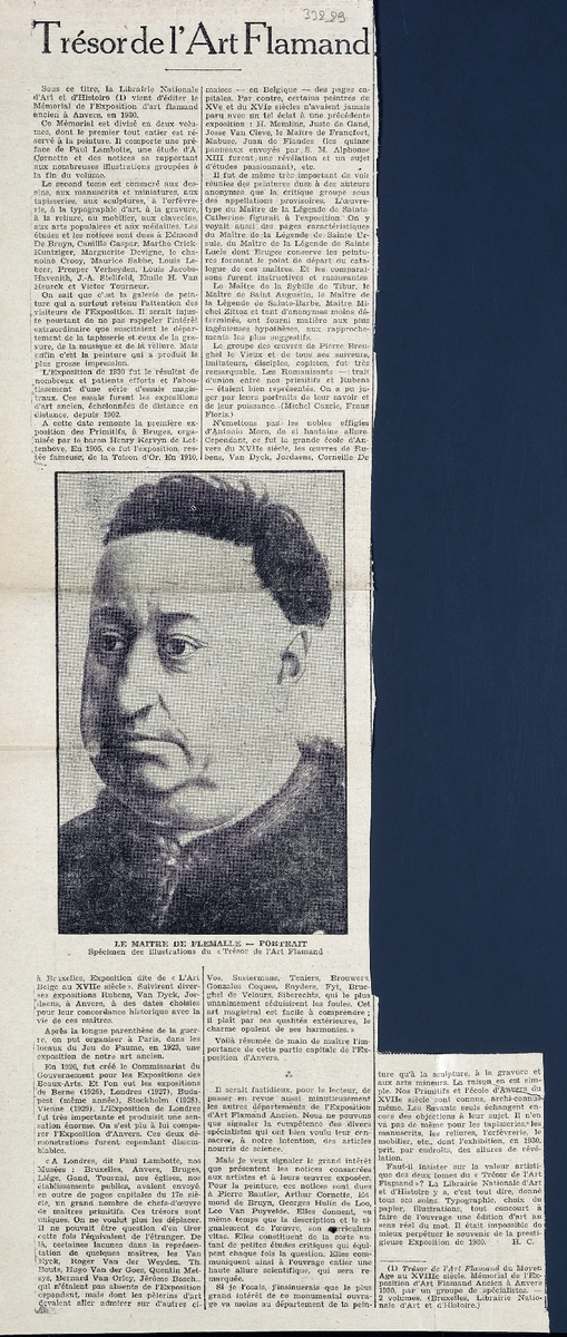 “Trésor de l’ Art Flamand”