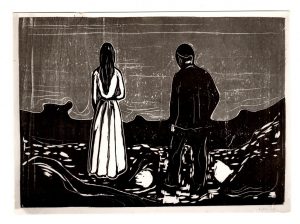 E. Munch “Deux êtres. Les solitaires”