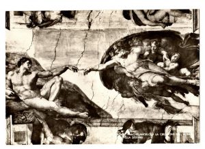 Αναπαραγωγή έργου “La Creazione dell’ Uomo”