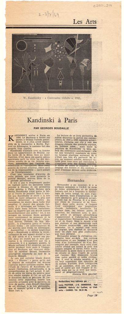 “Kandinsky à Paris”