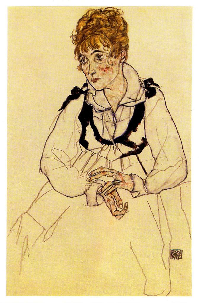 E. Schiele “Femme de l’ artiste”