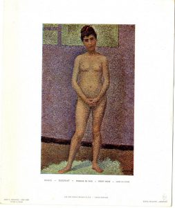 Αναπαραγωγή έργου “Poseuse de face”