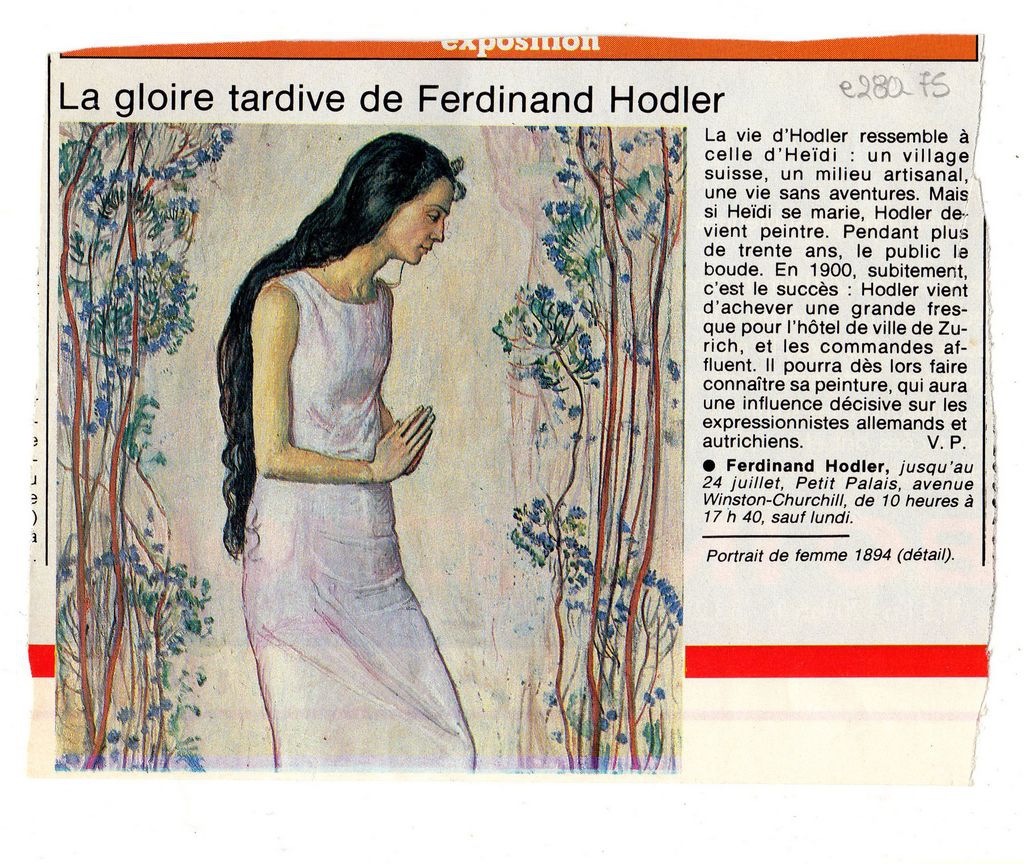 “La gloire tardive de Ferdinand Hodler”