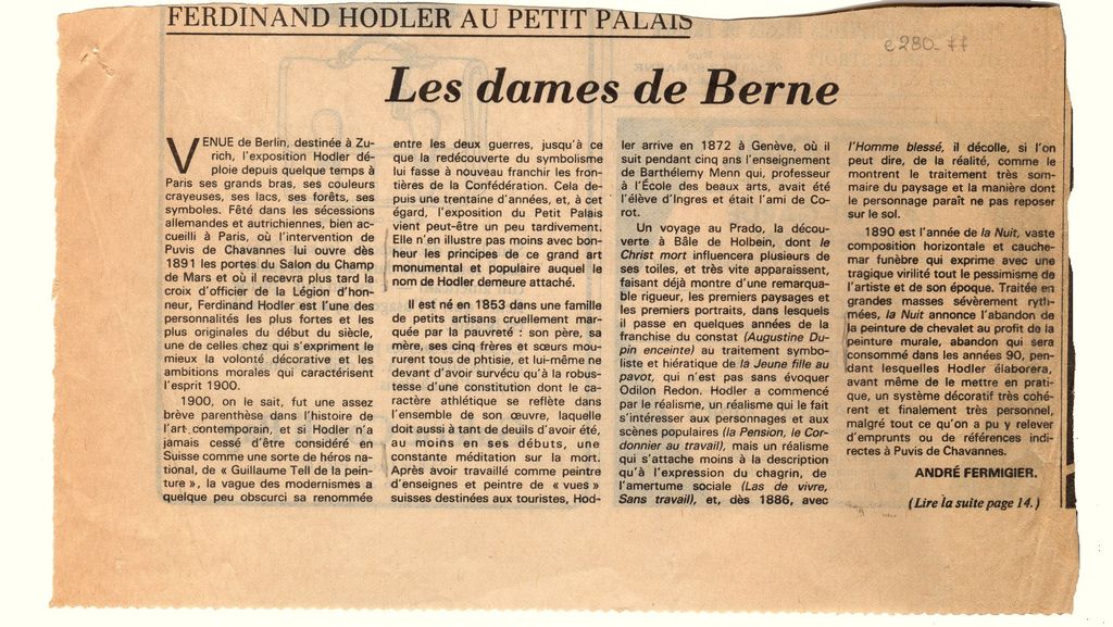 “Les dames de Berne”