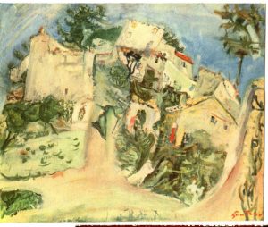 Ch. Soutine “Paysage à Cagnes”