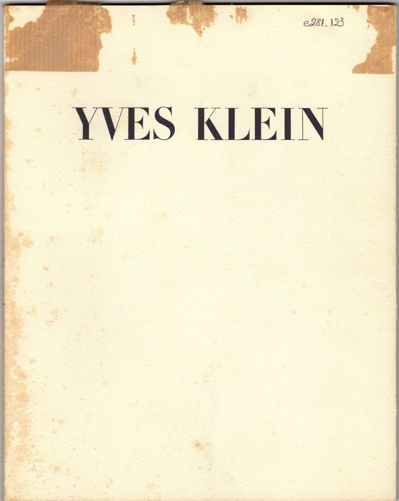 Έκθεση “Yves Klein”