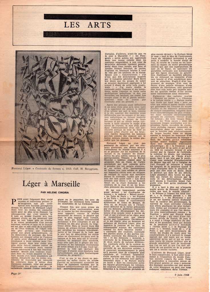 “Léger à Marseille”