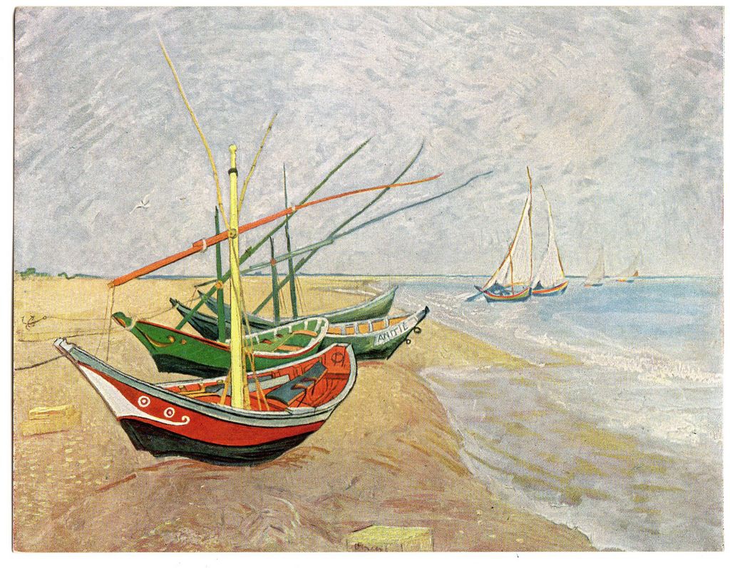 Αναπαραγωγή έργου “Barcas en la playa”