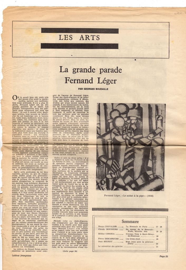 “La grande parade de Fernand Léger”