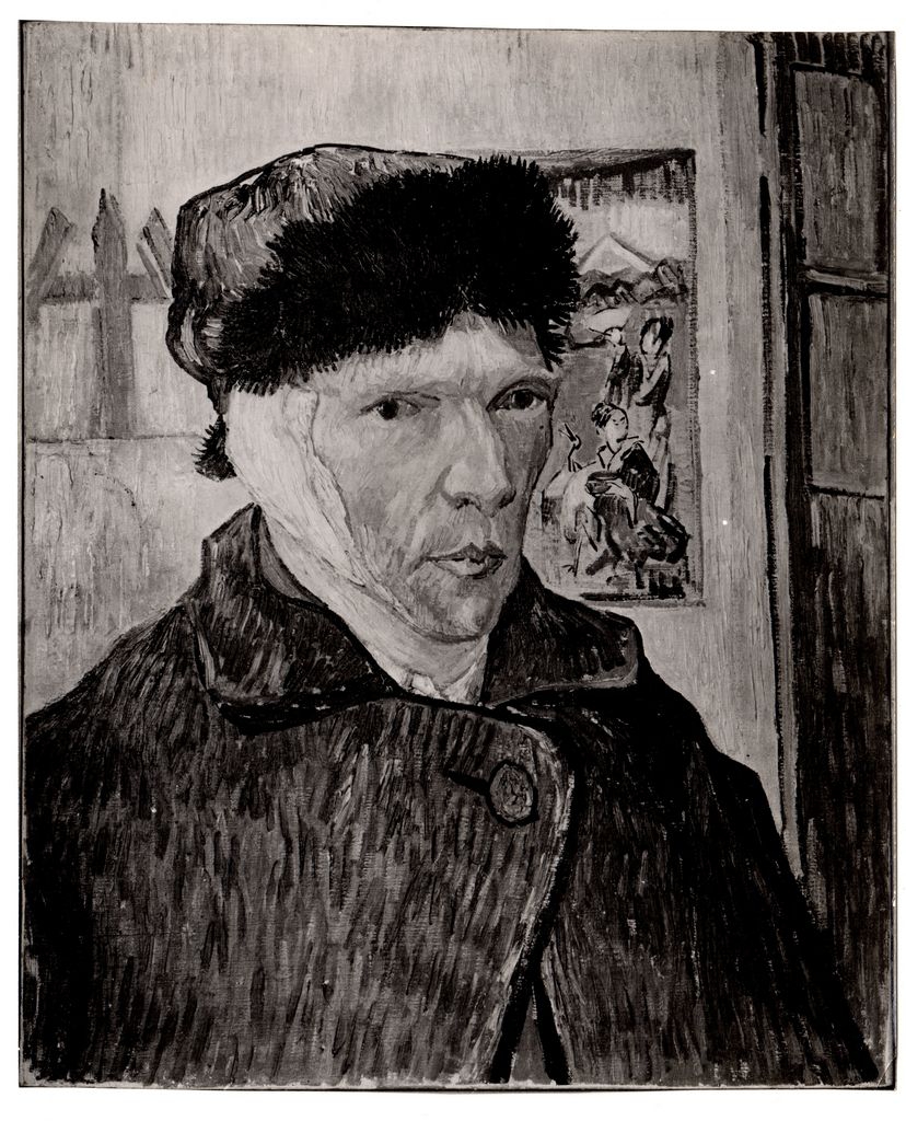 Αναπαραγωγή έργου “Portrait de l’ artiste à l’ oreille coupée”