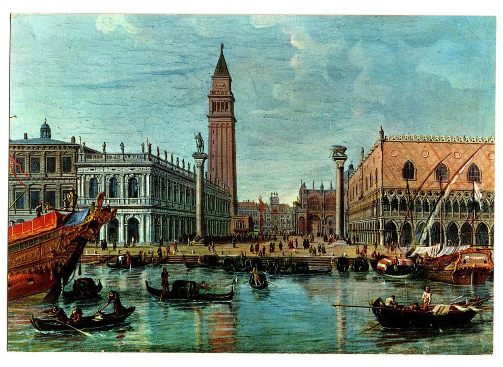 Αναπαραγωγή έργου “Piazzetta a Venezia”