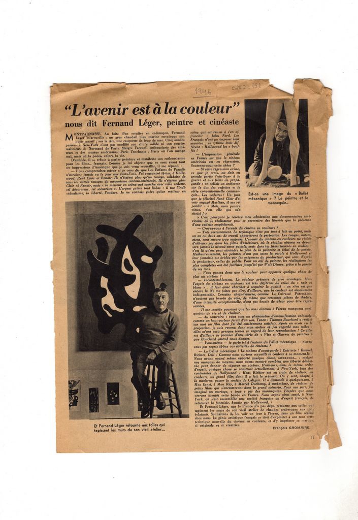 “L’ avenir est à la couleur”