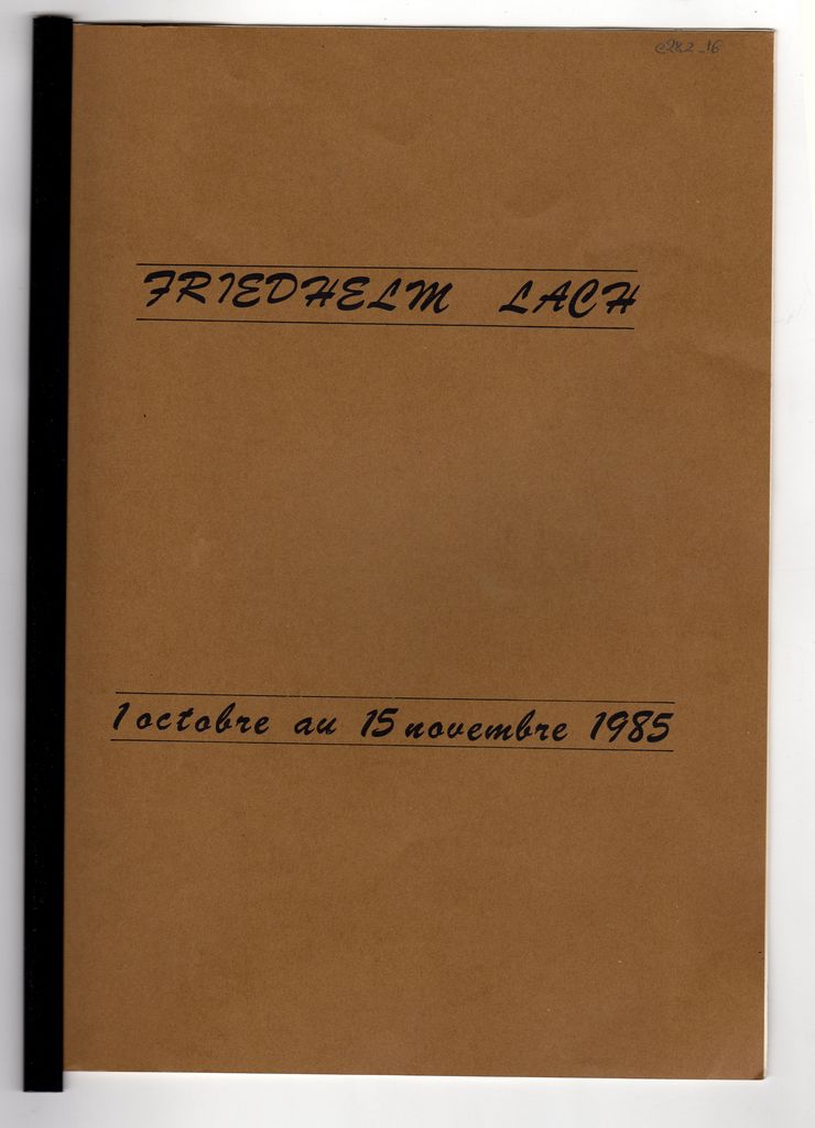 Έκθεση Friedheim Lach
