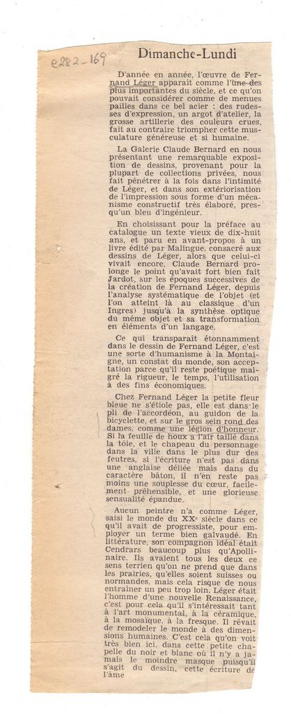 “Dimanche-Lundi”