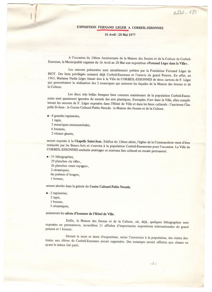 Έκθεση Fernand Léger