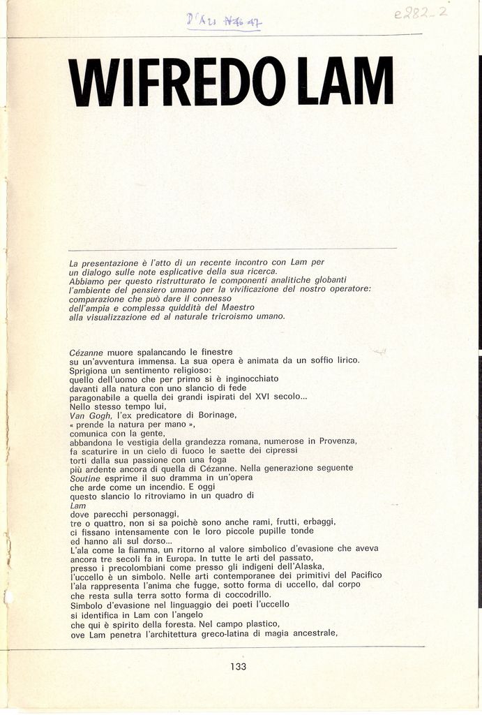 “Wifredo Lam”
