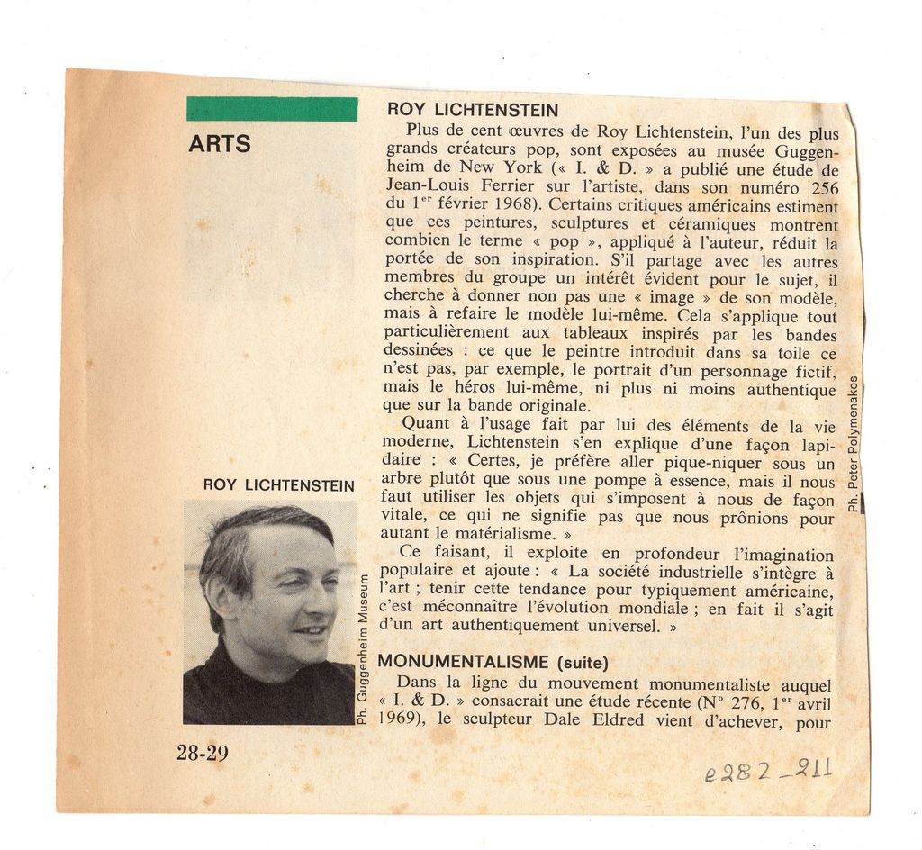 “Roy Lichtenstein”