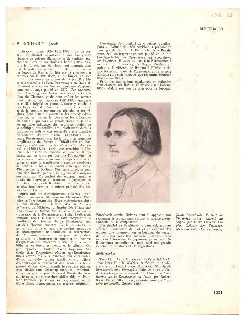 “Burckhardt Jacob”