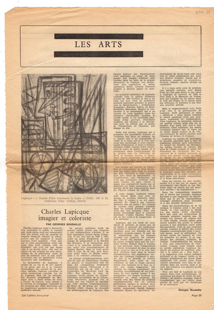 “Charles Lapicque, imagier et coloriste”