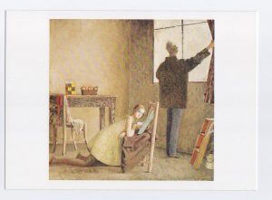 Αναπαραγωγή έργου του Baltus “Le peintre et son modèle”