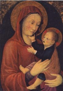 Αναπαραγωγή έργου του Jacopo Bellini «La vergine col Bambino»