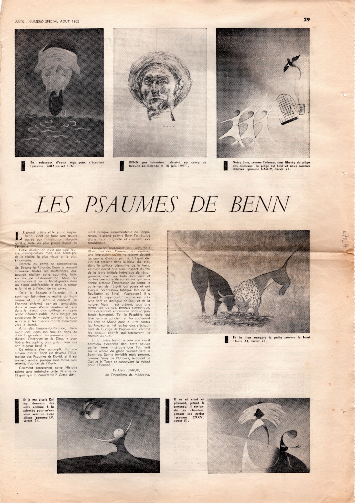 «Les psaumes de Benn»