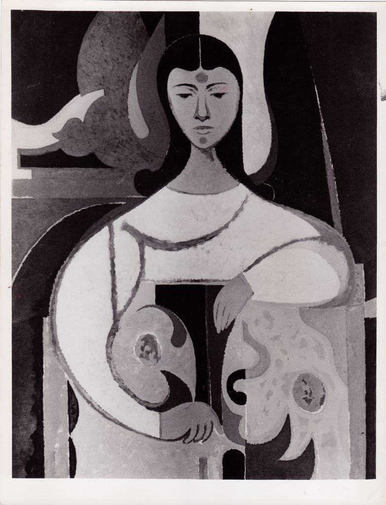 Αναπαραγωγή έργου του N. Berk “Figure”
