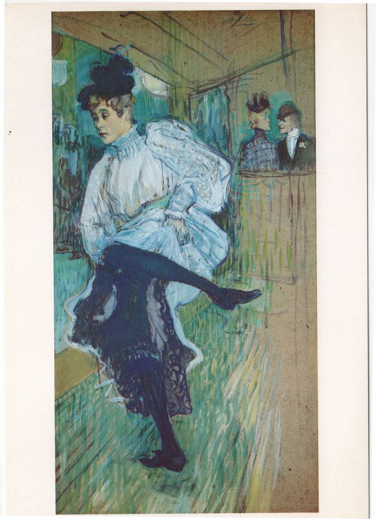 Αναπαραγωγή έργου “Jane Avril dansant”