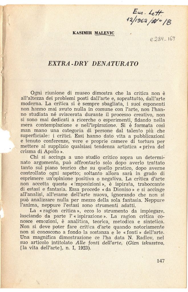 “Extra-dry denaturato”