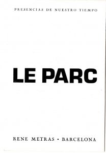 Έκθεση Julio Le Parc