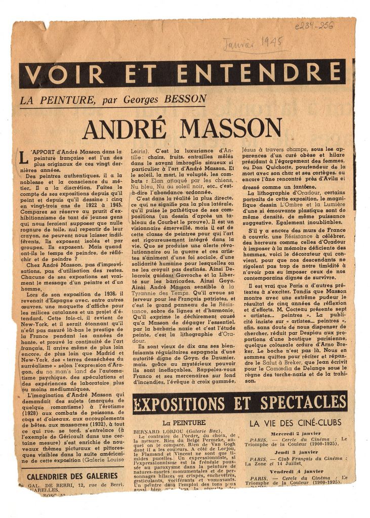 “André  Masson”