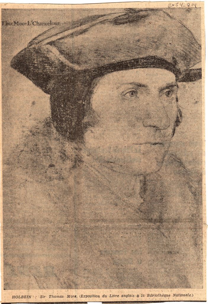 Αναπαραγωγή έργου “Sir Thomas More”