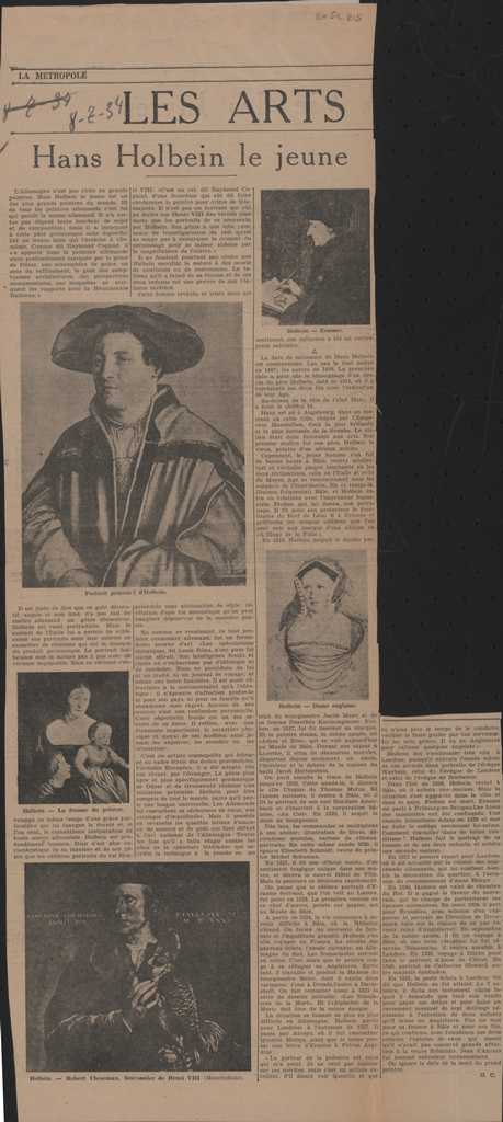 “Hans Holbein le jeune”