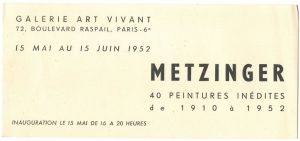 Έκθεση Jean Metzinger