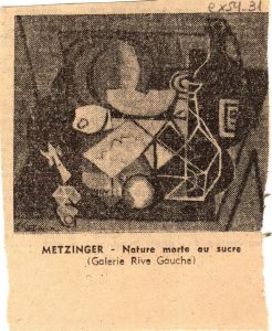 Αναπαραγωγή έργου “Nature morte au sucre”